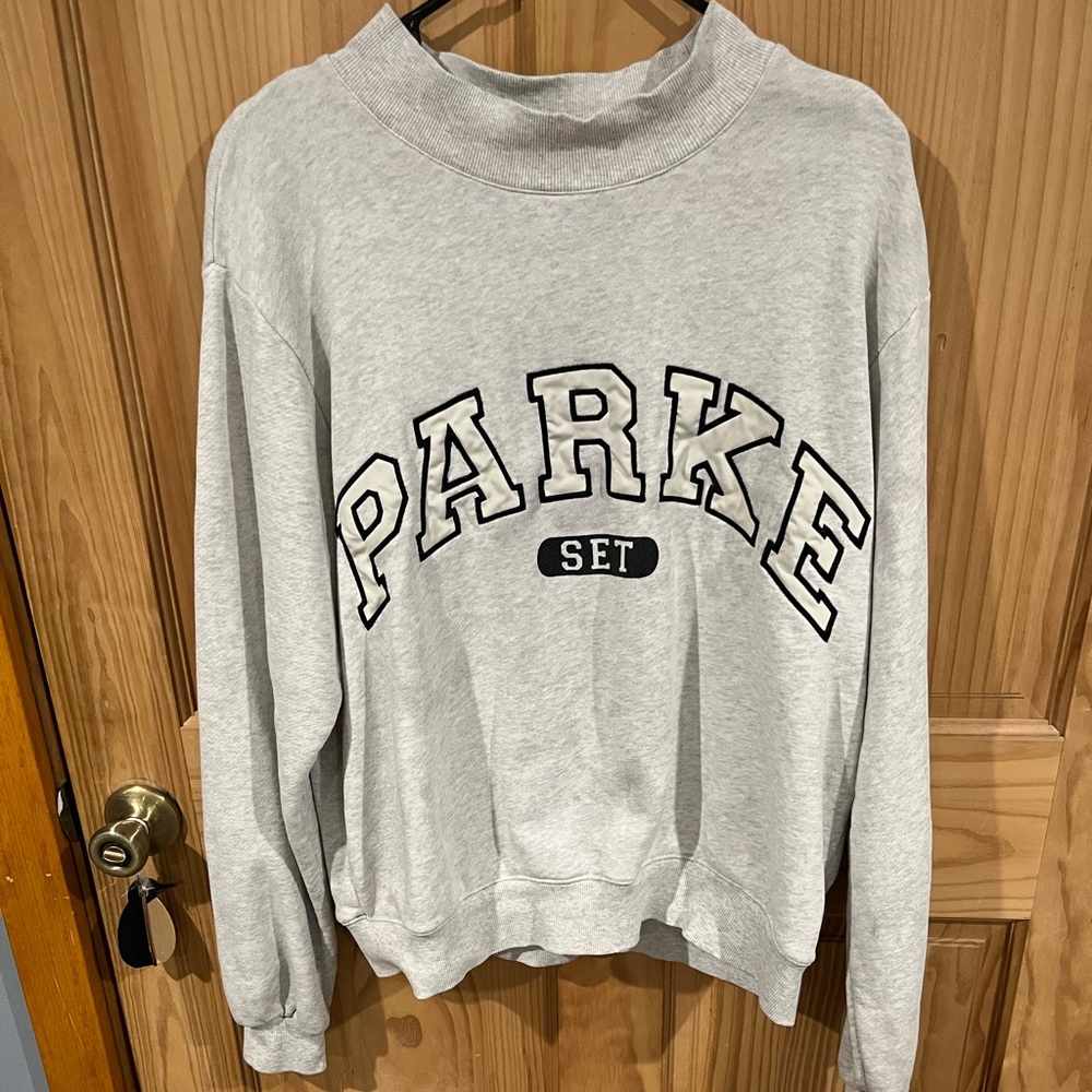 Parke x Set Active Collaboration Mockneck Sweatshirt - S/M